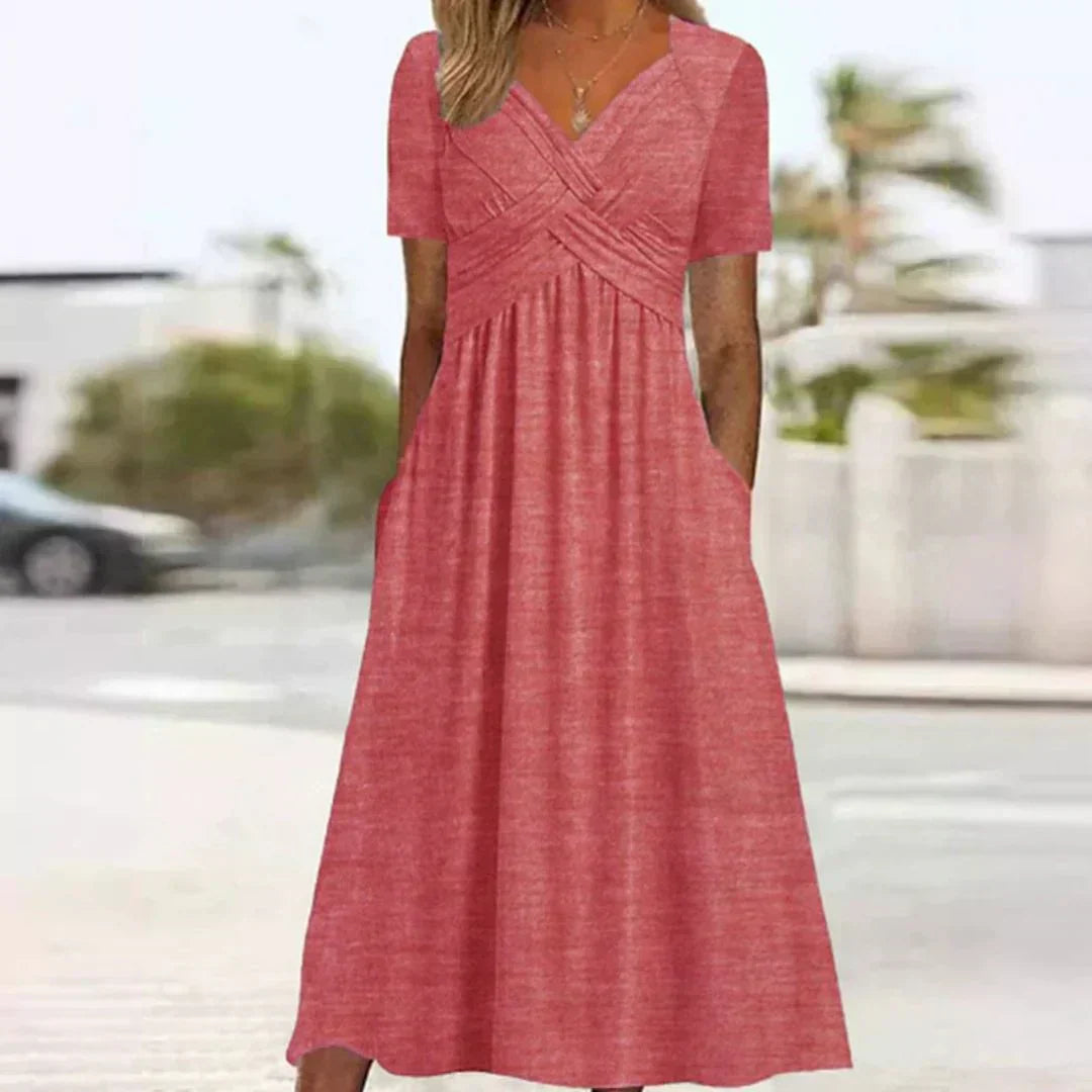 Frances - Robe d'Élégance Sophistiquée et Flatteuse