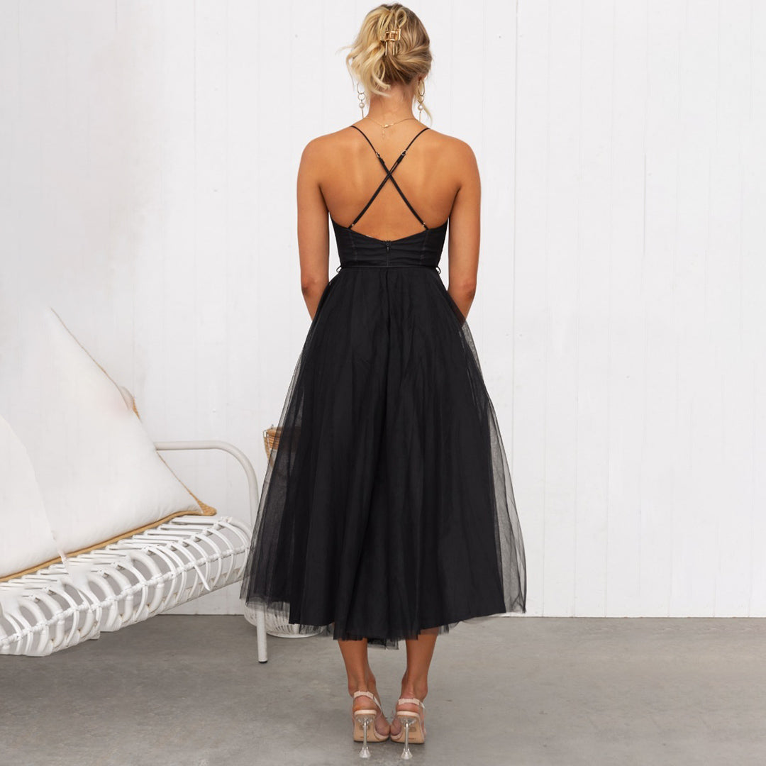 Franca – Robe midi raffinée au design classique