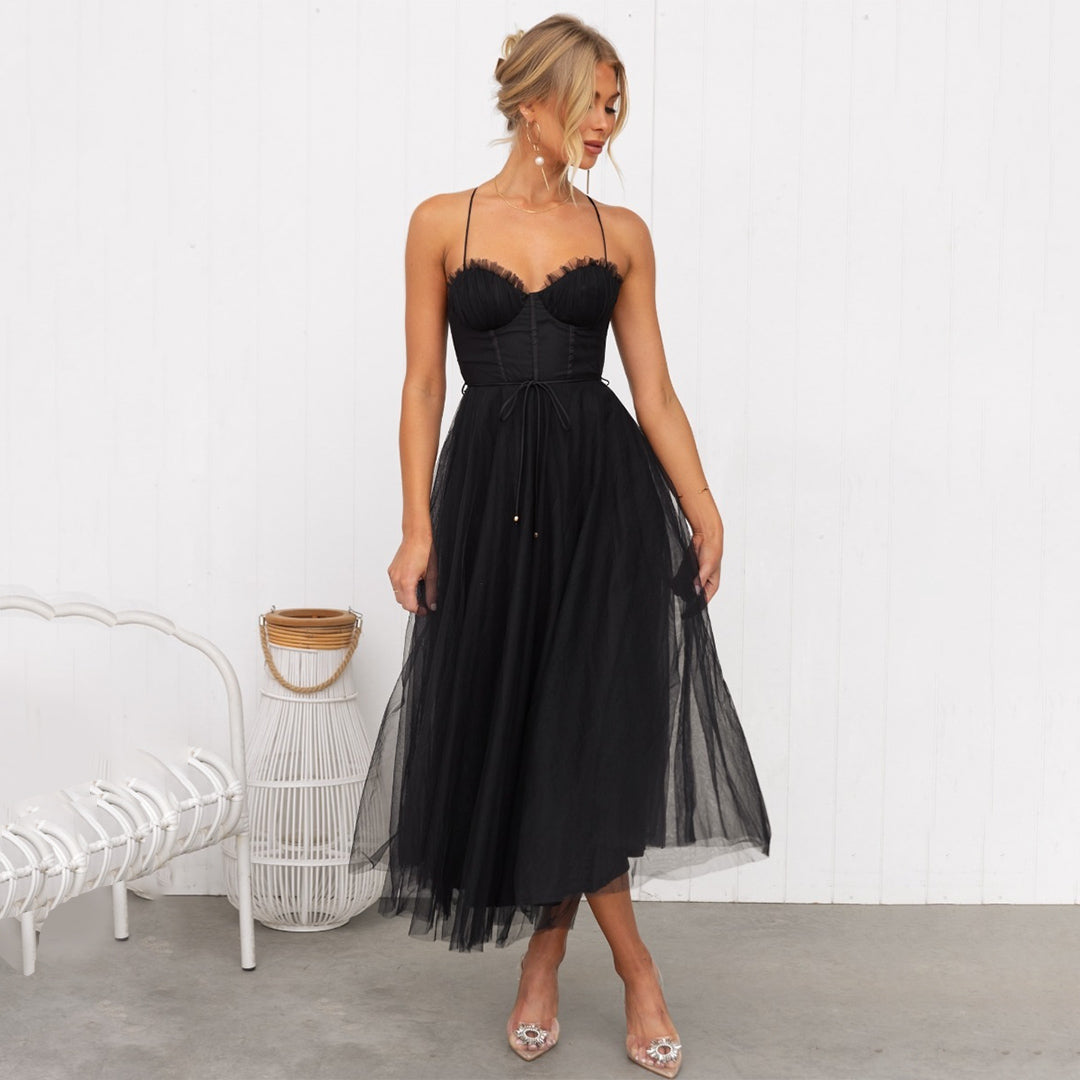 Franca – Robe midi raffinée au design classique