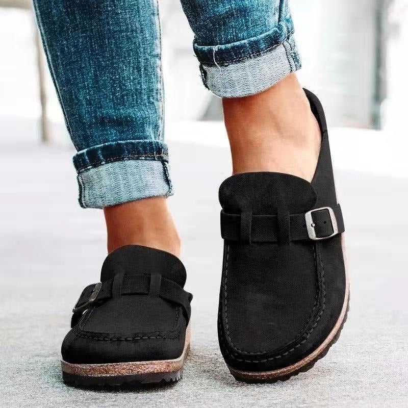 Luna™ - Mocassins Orthopédiques en Suède Raffinée