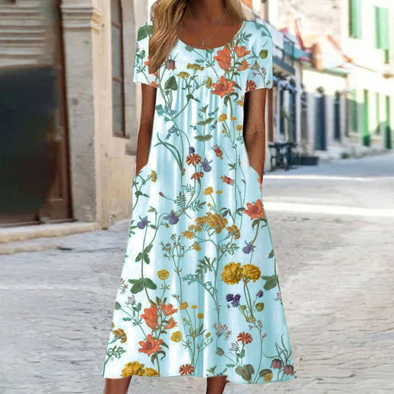 Riley | Robe d'Été Décontractée avec Poches