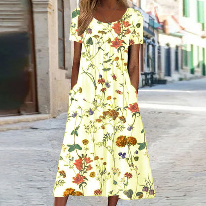 Riley | Robe d'Été Décontractée avec Poches