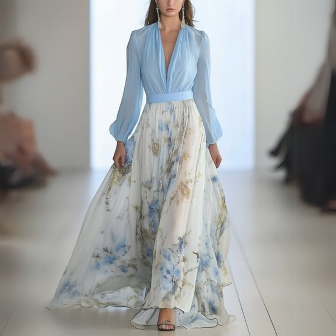 Dolores - Robe Maxi à Imprimé Floral