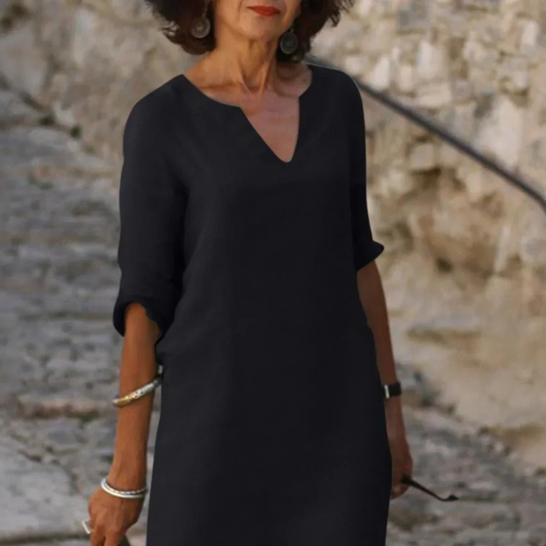 Josette | Robe élégante avec décolleté en V