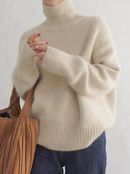 Marianne™ - Pull Col Roulé de Luxe