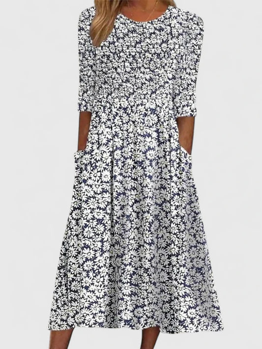 Violethia | Robe Midi Élégante