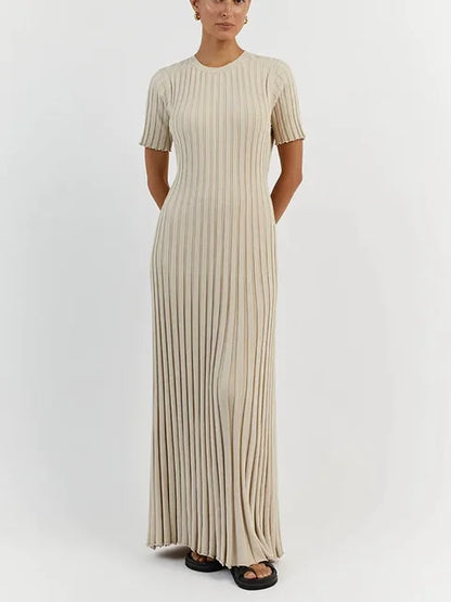 Maxi - Robe Maxi Longue en Tricot