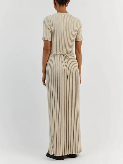 Maxi - Robe Maxi Longue en Tricot