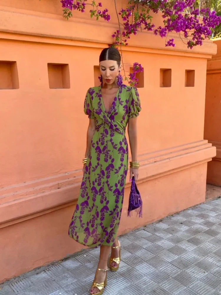 Charlotte | Belle robe imprimée pour femme