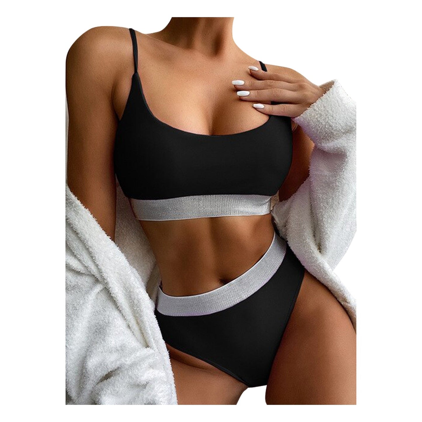 AquaLivv - Bikini taille haute