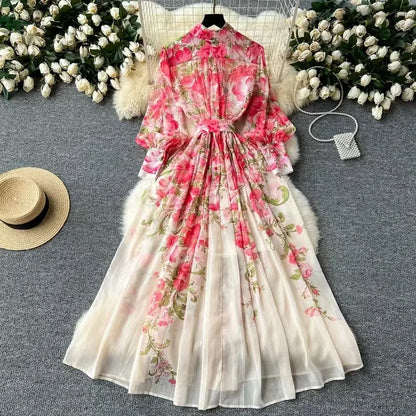 Lucy | Robe d'Été Florale Bohémienne