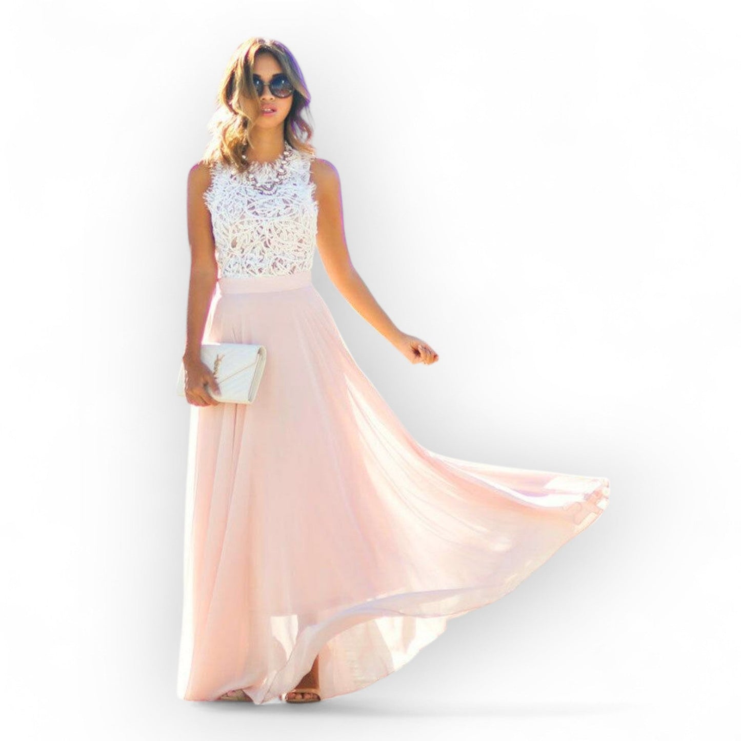 Vezza - Robe d'Été Élégante en Dentelle