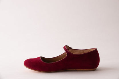 Giulia – Mules Mary Jane in Camoscio