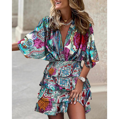 Soraya - Robe Florale Élégante