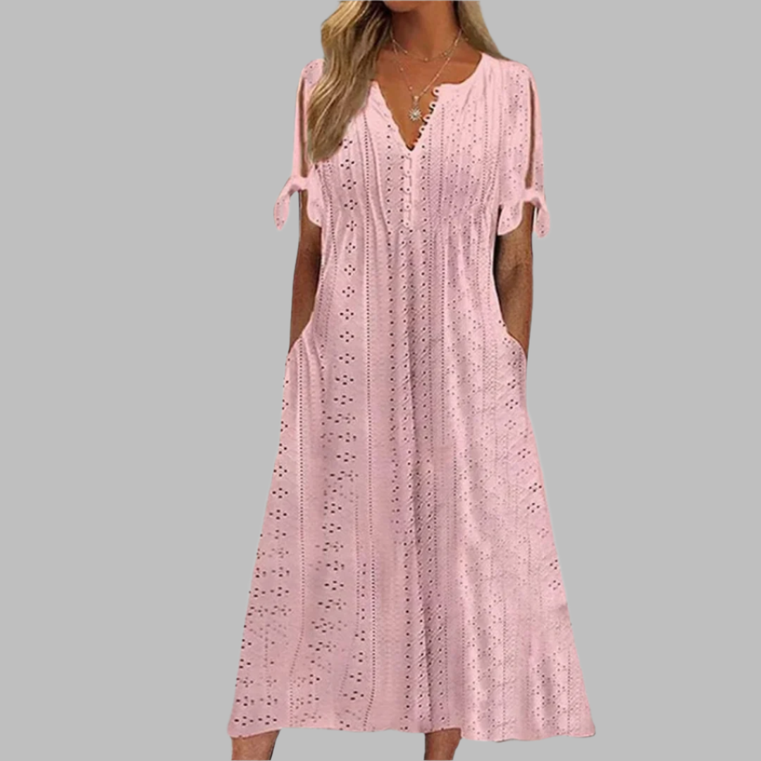 Alice – Robe midi élégante d'été au style boho