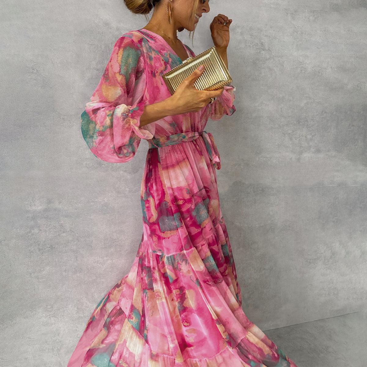 Meli | robe enveloppante avec imprimé floral