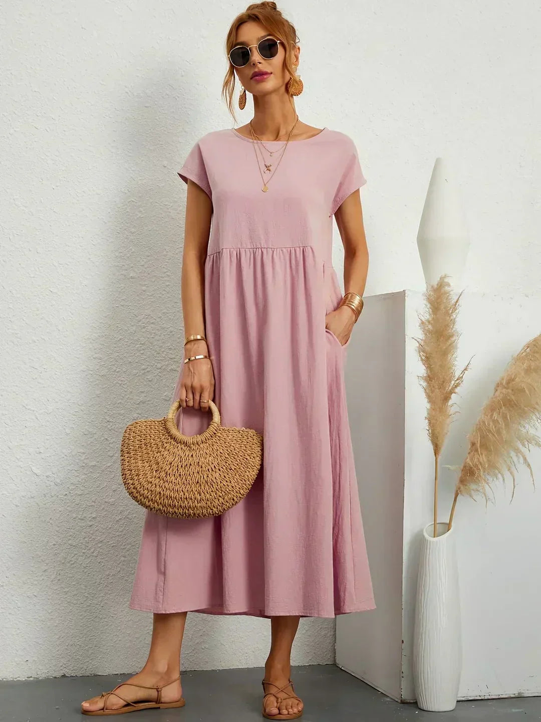 Clémence | Robe d'été Chic pour femme | Midi