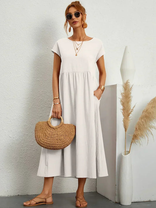 Gabrielle™ | Robe Midi Élégante et Intemporelle