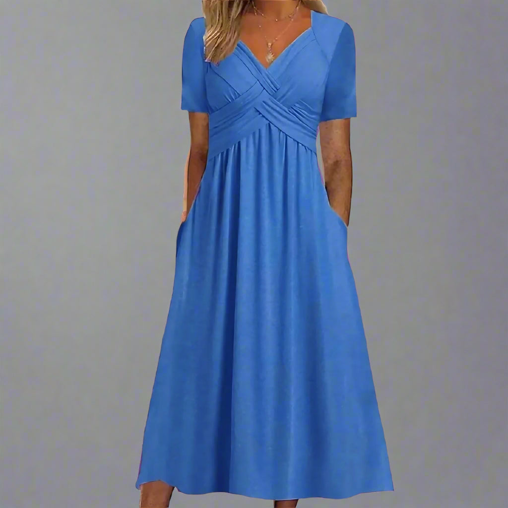 Elsbeth | Robe Midi Ajustée pour Occasions Élégantes