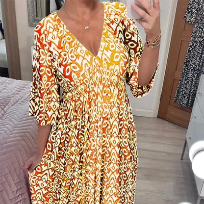 Hazel | Robe Midi à Coupe Géométrique