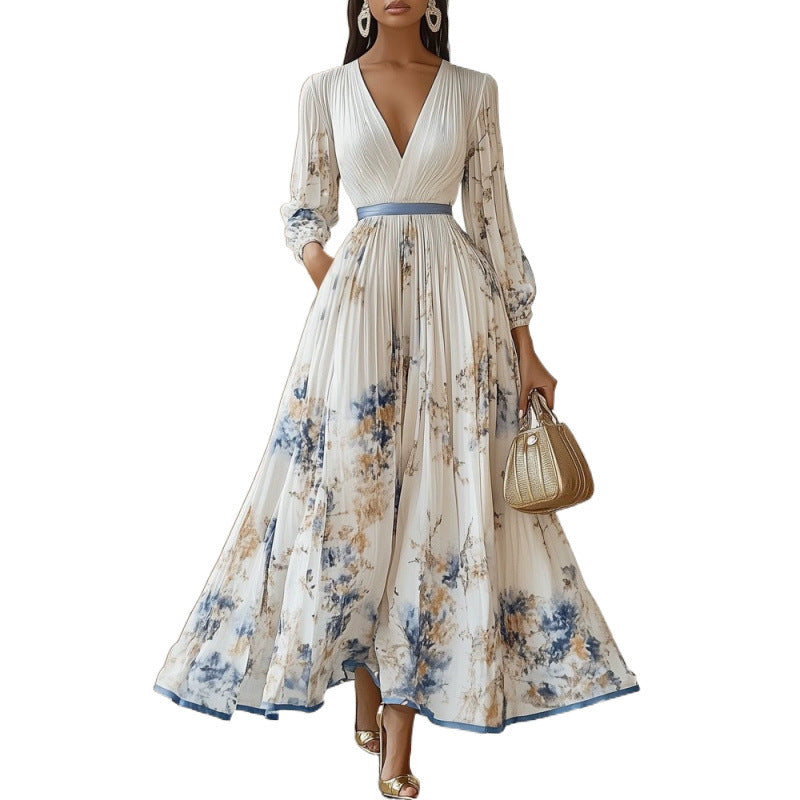 Charmaine | Robe Élégante avec Plis