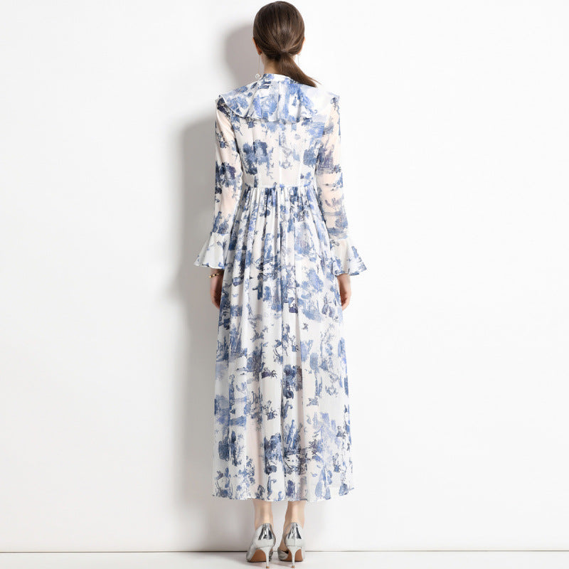 Gabby | Robe Élégante avec Imprimé à L'Encre