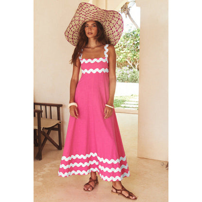 Jovie - Robe Décontractée Sans Manches avec Imprimé Floral