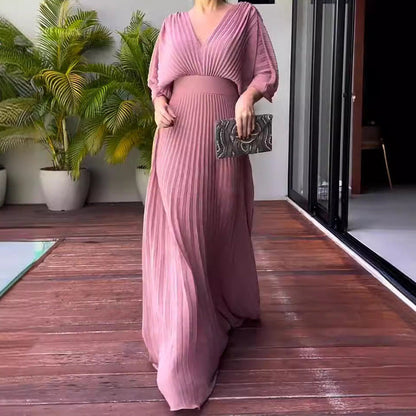 Sassa - Robe Maxi à Décolleté en V