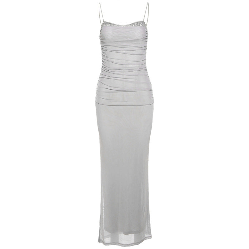 AURELIA - Robe en Dentelle et Maille