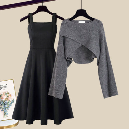 CAEVIRA – ENSEMBLE DE ROBE EN TRICOT ÉLÉGANT