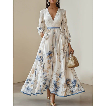 Charmaine | Robe Élégante avec Plis