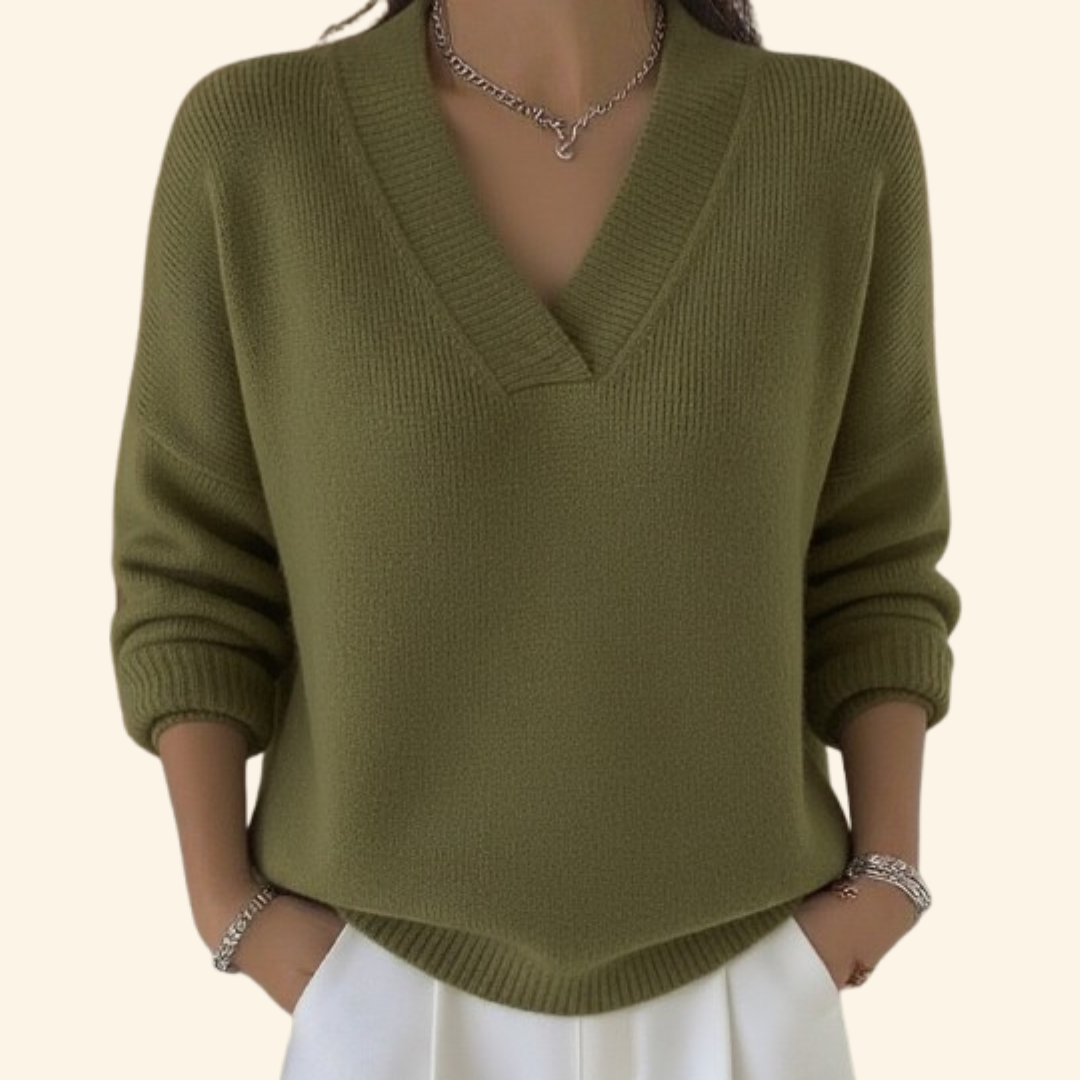 Jeanne | Pull à col en V