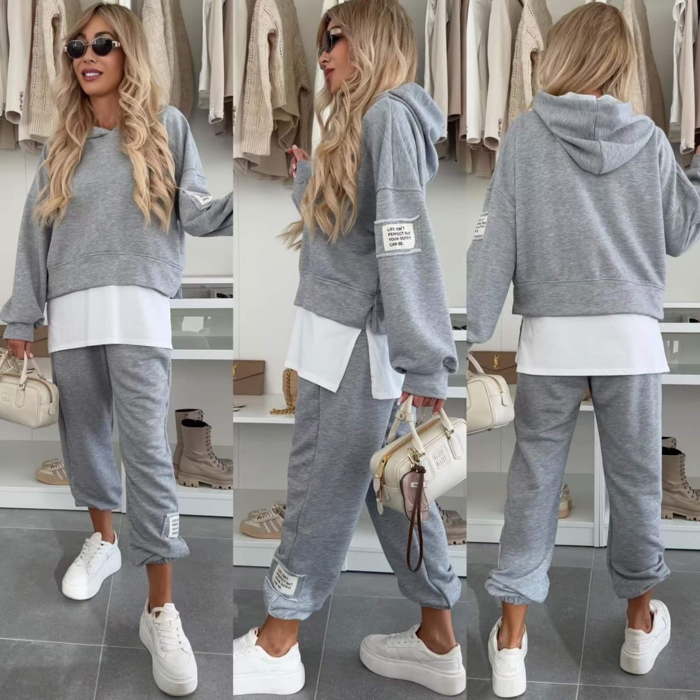 NANCY - ENSEMBLE HOODIE CHIC SANS EFFORT