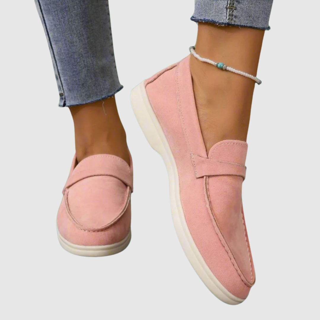 Hannah™ | Eleganti mocassini in suede