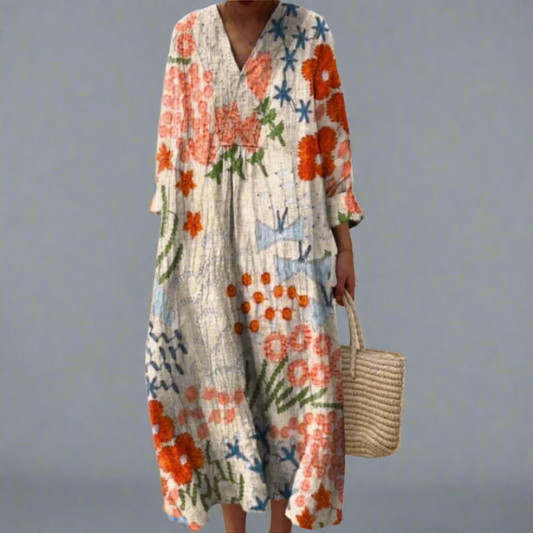 Kate™ | Robe Géométrique Élégante