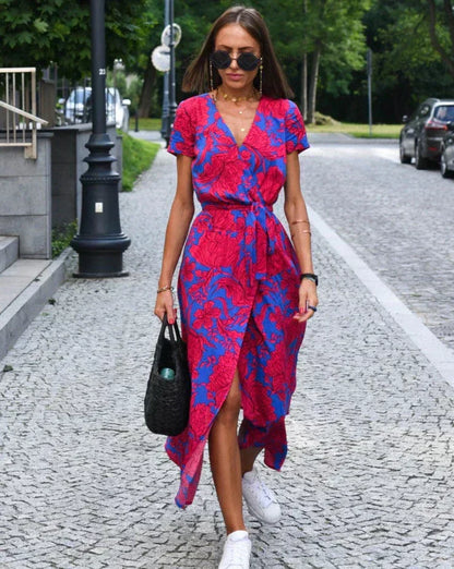 Linda - Robe Florale d'Été