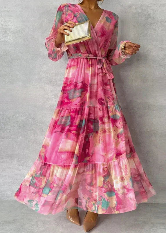 Grace™ - Robe Fleurie Élégante Fait Main