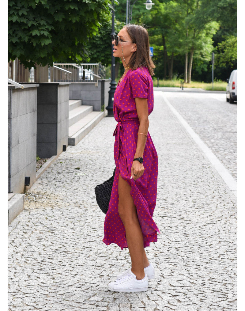 Nadia | Robe Élégante avec Imprimé