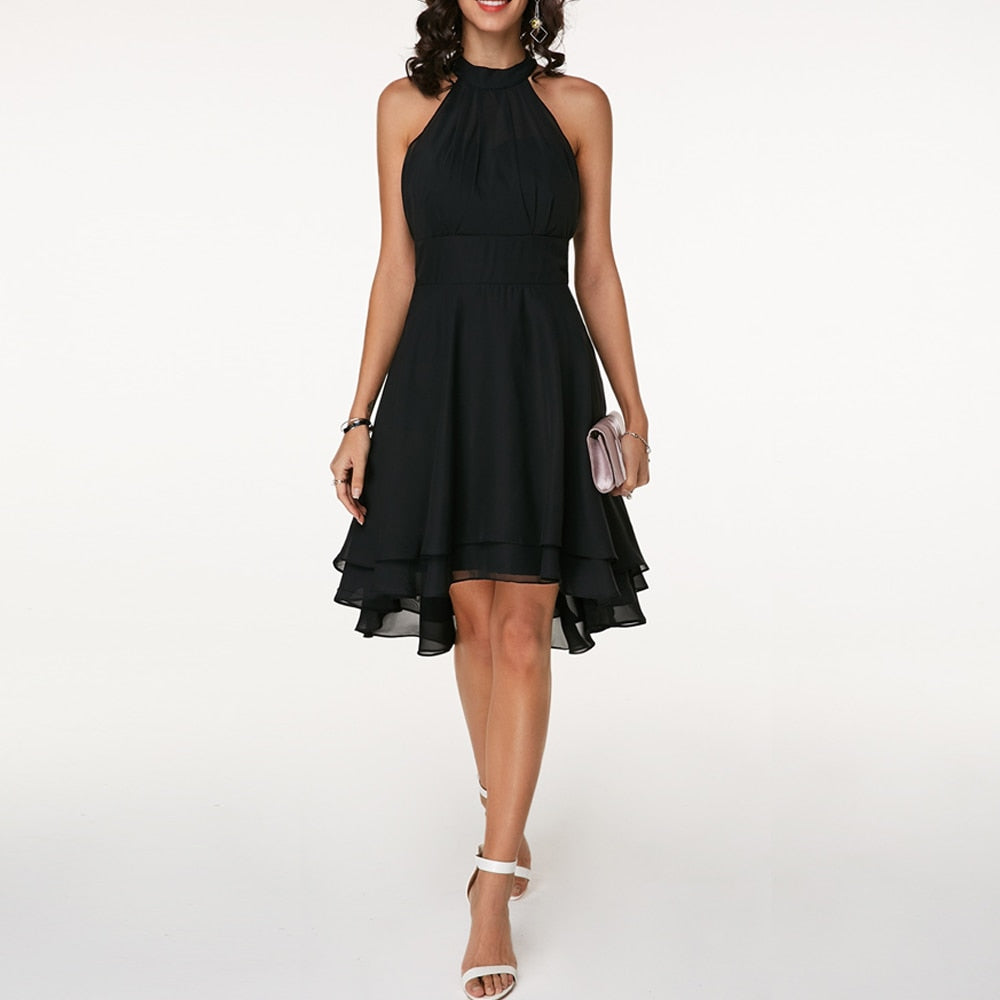 Loren - Robe Élégante avec Volants pour Femmes