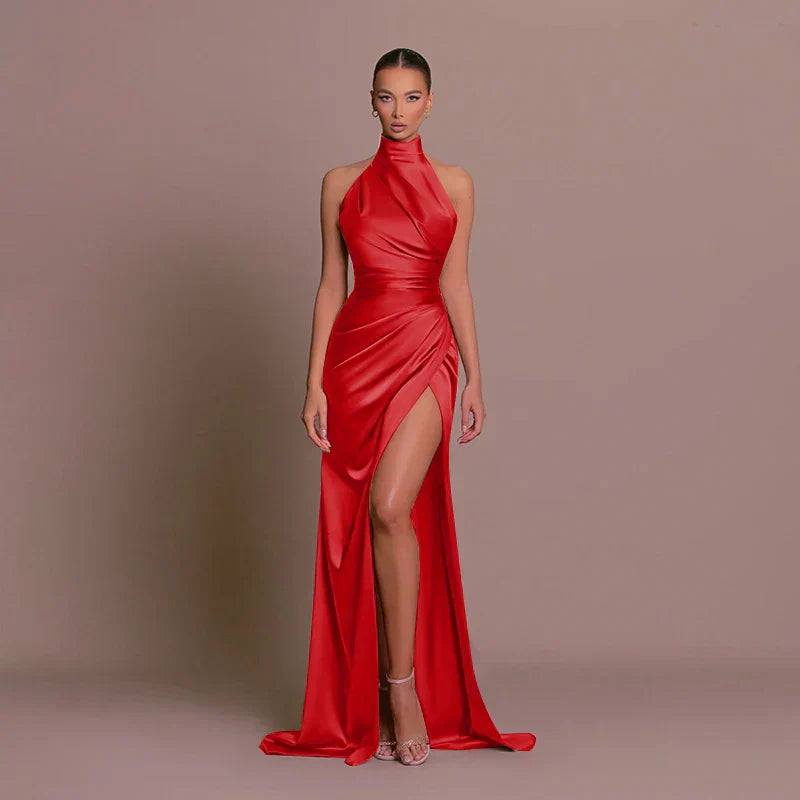 Cleo - Robe Maxi Avec Fente Élégante