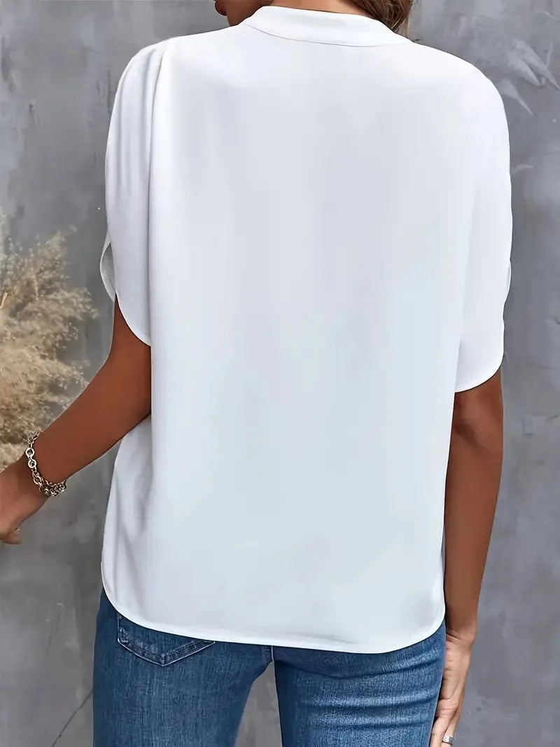 Bettina | Blouse fluide à décolleté en V élégant