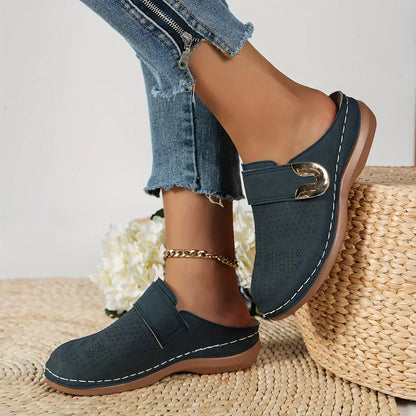 Caprielle™ Sandales à semelles compensées chic