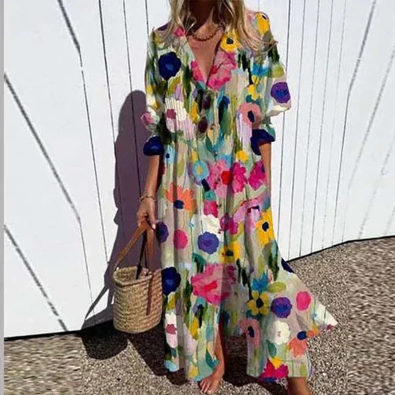 Jessy | Robe Maxi Boho de Luxe (Quasi épuisée)