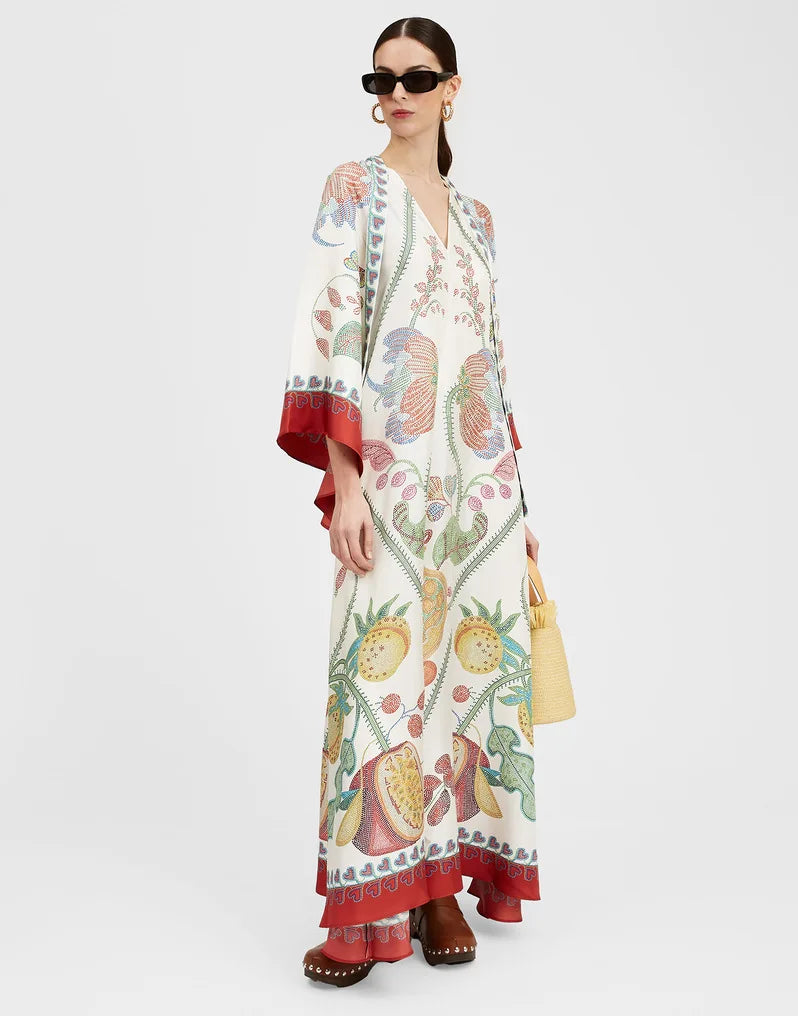 Robe Maxi Florale Sculpted Elegance™