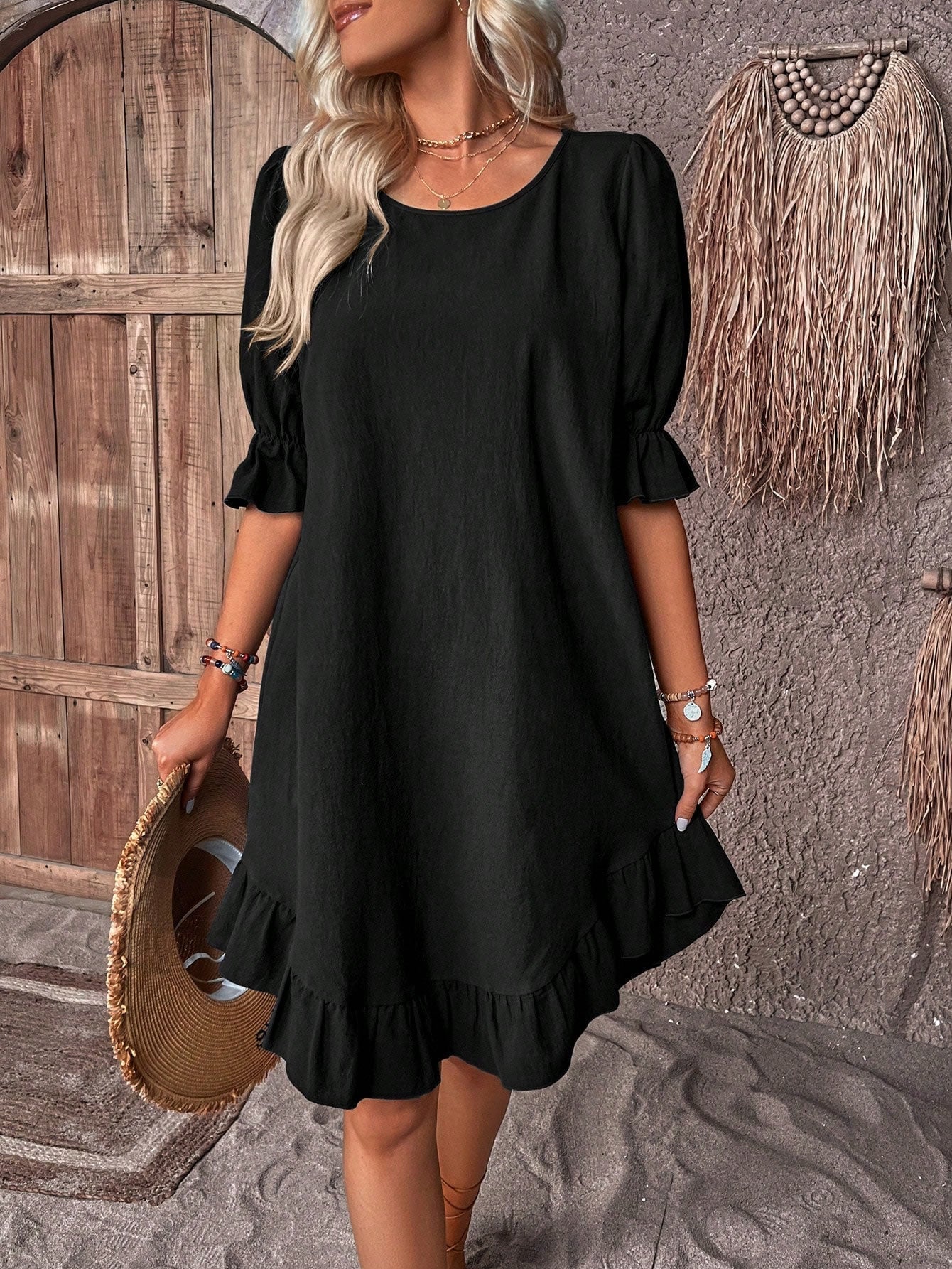 Olivia™ - Robe d'Été Couverte au Niveau du Ventre