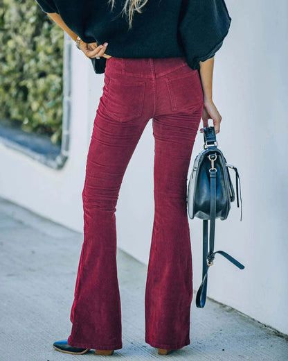 Freesia - Pantalons Évasés Tendance