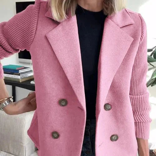 Amora™ | Blazer élégant avec des manches en tricot