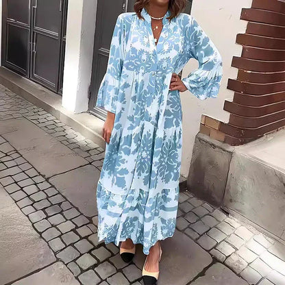 Avielle - Robe Maxi Boho Imprimée et à la Mode