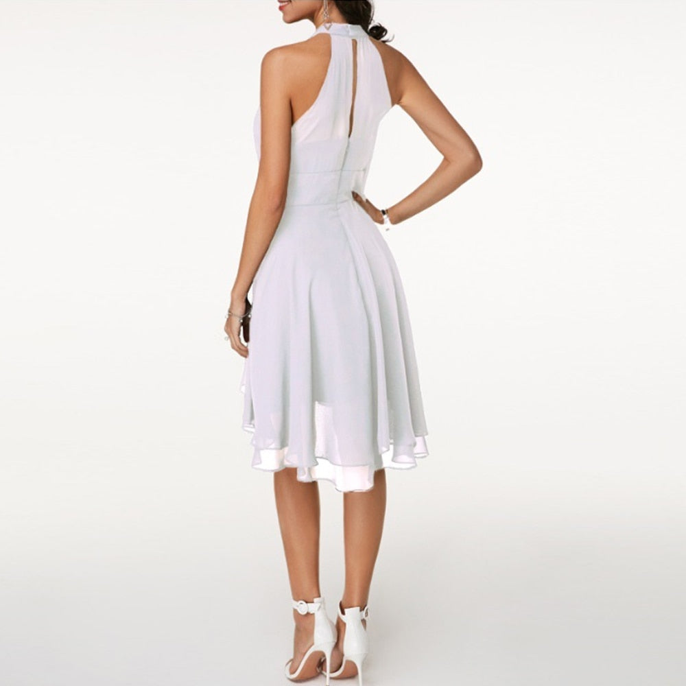 Loren - Robe Élégante avec Volants pour Femmes