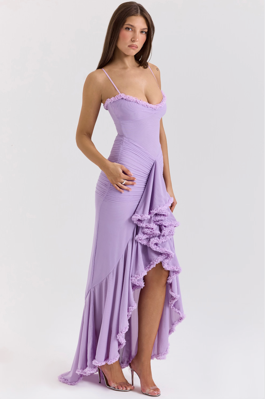 Edith - Robe à Volants Envoûtante